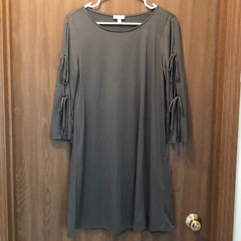 Olive Green Dress